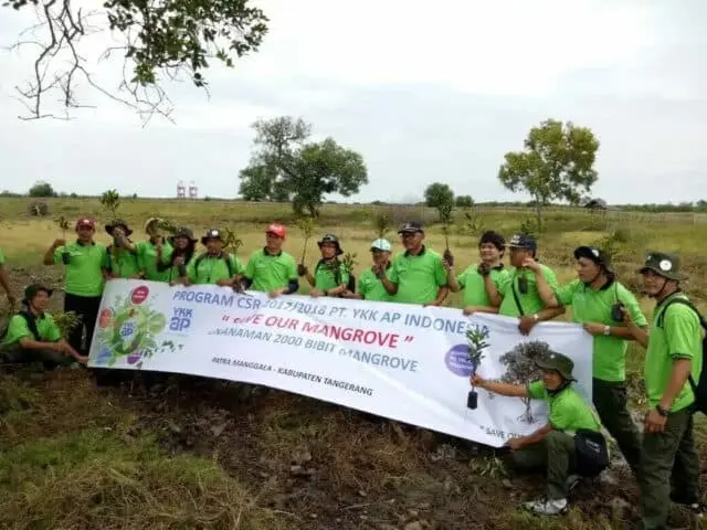 YKK AP Tanam Dua Ribu Mangrove Langka di Desa Patramanggala YKK AP Tanam Dua Ribu Mangrove Langka di Desa Patramanggala