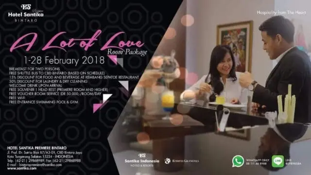 A Lot of Love di Hotel Santika Premiere Bintaro