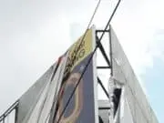 Papan Reklame Liar Ditumbangkan Beruang Hitam Gakumda Papan Reklame Liar Ditumbangkan Beruang Hitam Gakumda