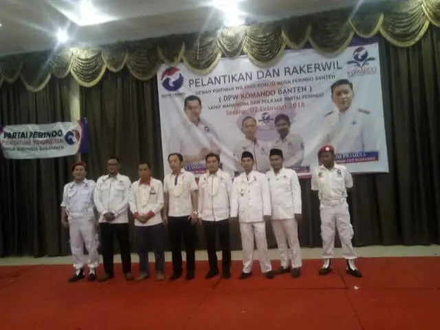 Suparta Kurniawan Resmi Pimpin DPW Komando Perindo Banten Suparta Kurniawan Resmi Pimpin DPW Komando Perindo Banten