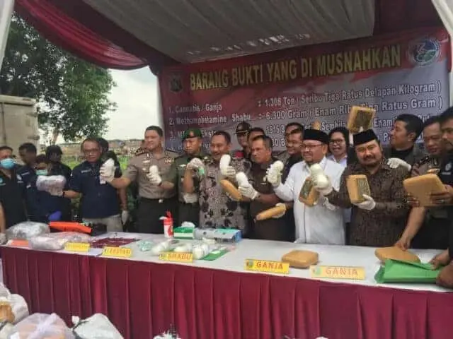 Polrestro Jakarta Barat Gelar Pemusnahan Narkoba Polrestro Jakarta Barat Gelar Pemusnahan Narkoba