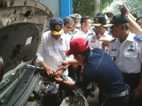Kemenhub RI Kunjungi UPTD Pengujian Kendaraan Bermotor Dishub Kota Tangerang