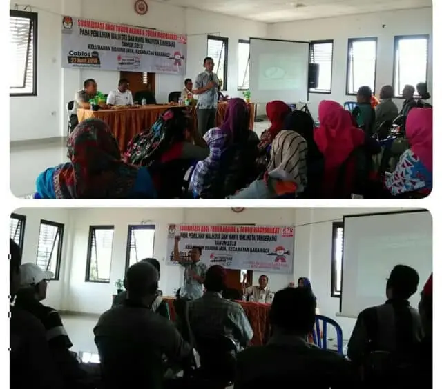 KPU Kota Tangerang Gelar Sosialisasi Pilwalkot di Kelurahan Bojong Jaya KPU Kota Tangerang Gelar Sosialisasi Pilwalkot di Kelurahan Bojong Jaya