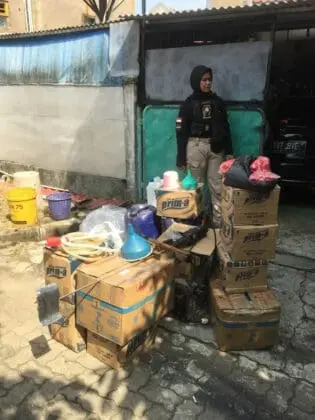 Tim Elang Cisadane Polres Metro Tangerang Kota Gerebek Rumah Produksi Ciu di Sepatan