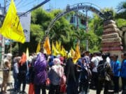 Kecewa Kinerja, PMII Demo Disdukcapil Kota Serang Kecewa Kinerja, PMII Demo Disdukcapil Kota Serang