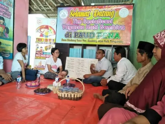 Yayasan Hati Gembira Bantu PAUD Pena Bangun Ruang Kelas Baru Yayasan Hati Gembira Bantu PAUD Pena Bangun Ruang Kelas Baru