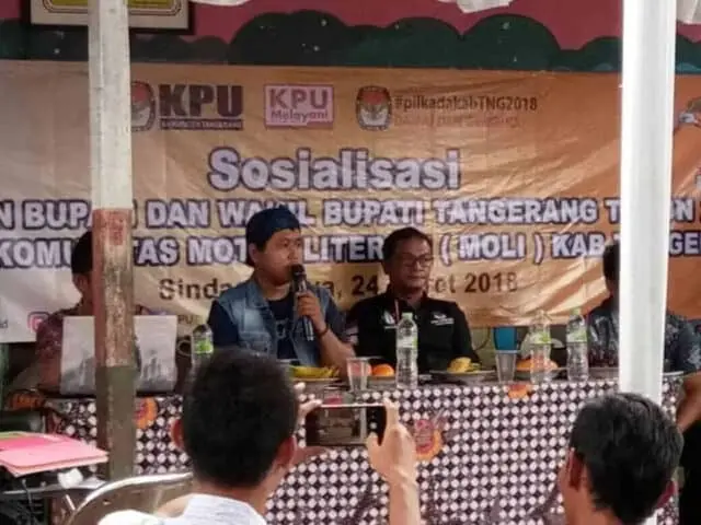 KPU Kabupaten Tangerang Sosialisasikan Pilkada 2018 Bersama Moli Chapter Tangerang KPU Kabupaten Tangerang Sosialisasikan Pilkada 2018 Bersama Moli Chapter Tangerang