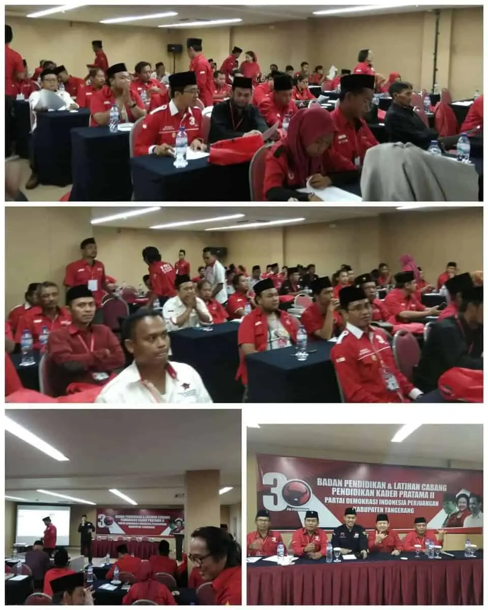 DPD PDI Perjuangan Kabupaten Tangerang Gelar Pendidikan Kader Pratama DPD PDI Perjuangan Kabupaten Tangerang Gelar Pendidikan Kader Pratama