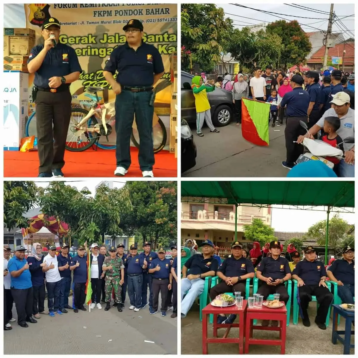 Peringati Hari Kartini Kapolsek Ciledug Hadiri Giat Jalan Santai Masyarakat