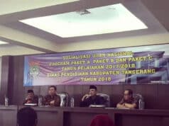 Dindik Kab. Tangerang Lakukan Sosialisasi UN Program Paket A, B dan C Tahun Pelajaran 2017/2018 Dindik Kab. Tangerang Lakukan Sosialisasi UN Program Paket A, B dan C Tahun Pelajaran 2017/2018