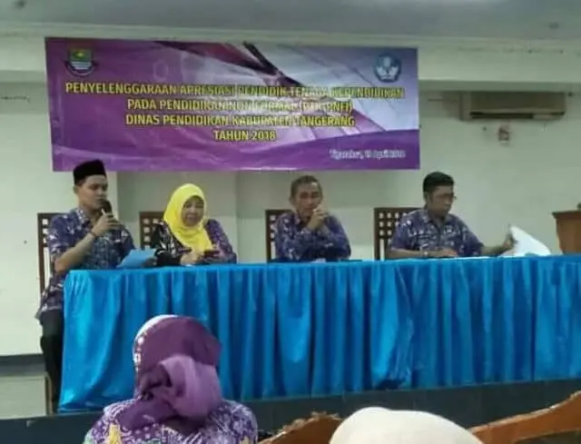 Tingkatkan Kwalitas, Dinas Pendidikan Kabupaten Tangerang Beri Apresiasi Kepada Tenaga Kependidikan Non Formal Tingkatkan Kwalitas, Dinas Pendidikan Kabupaten Tangerang Beri Apresiasi Kepada Tenaga Kependidikan Non Formal