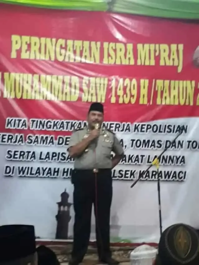 Polsek Karawaci Gelar Peringatan Isra Mi'raj Nabi Muhammad SAW 1439 H Polsek Karawaci Gelar Peringatan Isra Mi'raj Nabi Muhammad SAW 1439 H