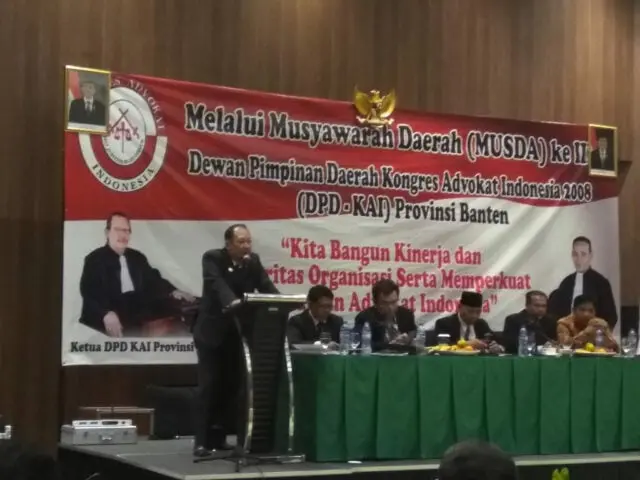 DPD Kongres Advokat Indonesia Banten Gelar Musda Ke III
