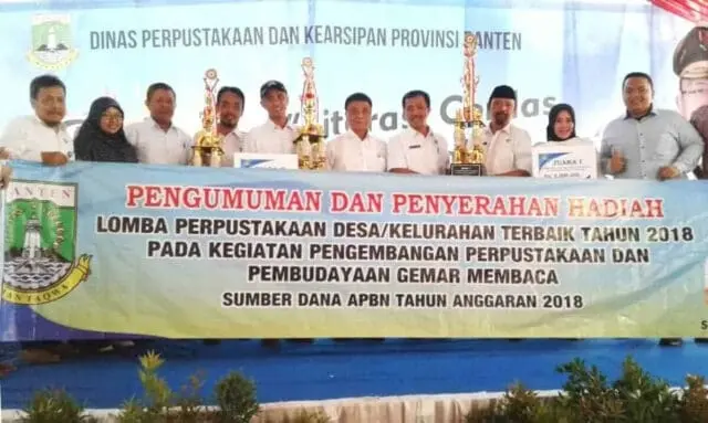 Perpusdes Fathussalam Desa Ciparasi, Wakili Lebak Raih Juara Tiga Lomba Perpustakaan Desa dan Kelurahan Se-Banten Perpusdes Fathussalam Desa Ciparasi, Wakili Lebak Raih Juara Tiga Lomba Perpustakaan Desa dan Kelurahan Se-Banten