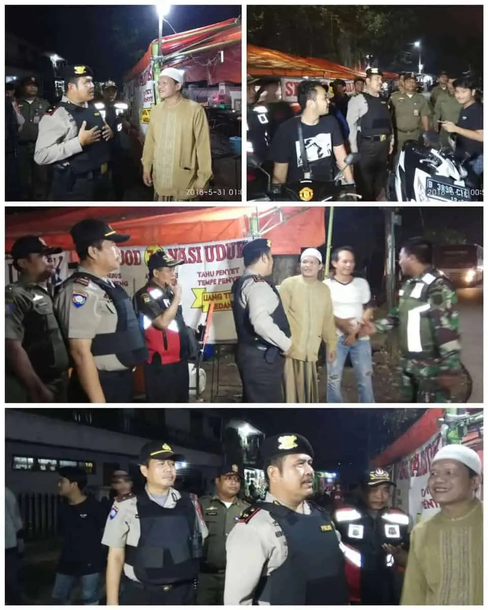 Bersama Tiga Pilar, Kapolsek Karawaci Gelar Operasi Cipkon di Pertengahan Bulan Ramadhan