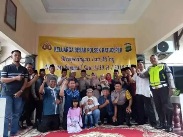 Lepas Purna Tugas Anggota, Polsek Batu Ceper Peringati Isra Miraj dan Santunan Anak Yatim Lepas Purna Tugas Anggota, Polsek Batu Ceper Peringati Isra Miraj dan Santunan Anak Yatim