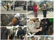 Petugas Lakukan Pemeriksaan Pada Warga Yang Memasuki Mapolsek Ciledug Petugas Lakukan Pemeriksaan Pada Warga Yang Memasuki Mapolsek Ciledug