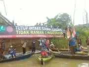 Dianggap Cemari Sungai Cisadane, Intake Milik PT Gajah Tunggal Tbk Didemo Dianggap Cemari Sungai Cisadane, Intake Milik PT Gajah Tunggal Tbk Didemo