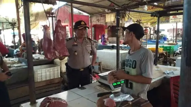 Jelang Idul Fitri 1439H ,Polsek Ciledug Lakukan Sidak Pasar Jelang Idul Fitri 1439H ,Polsek Ciledug Lakukan Sidak Pasar