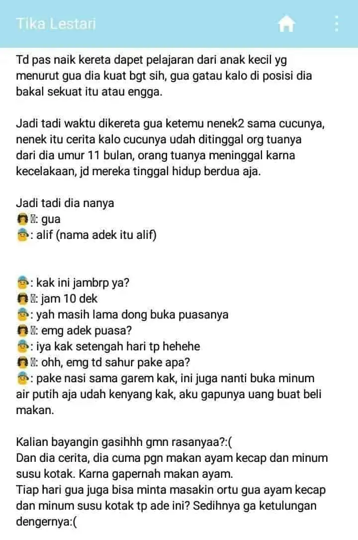 Mengenal Alif Hidayat, Bocah yang Sahur dengan Nasi dan Garam di Kota Tangerang