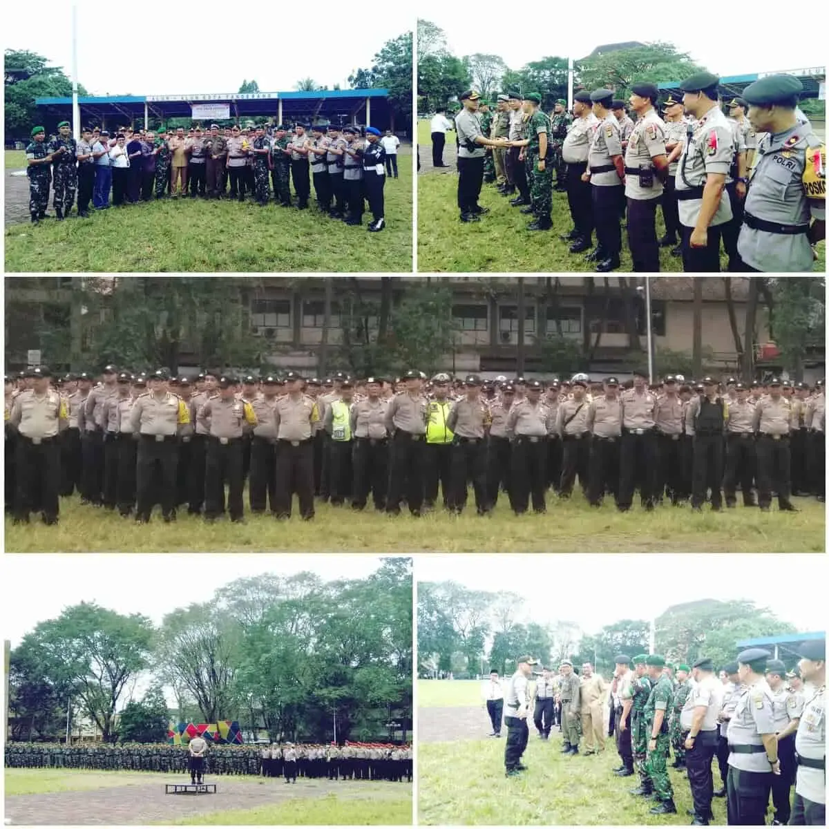 Polres Tangerang Kota Gelar Apel Pasukan Mantap Praja Pilkada 2018