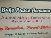 Sambung Tali Silaturahmi, Alumni MAN I Tangerang Akan Bukber di Saung Banksasuci