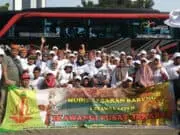 Ikatan Keluarga Banyuwangi (Ikawangi) Pusat, menggelar mudik gratis Ikatan Keluarga Banyuwangi (Ikawangi) Pusat, menggelar mudik gratis