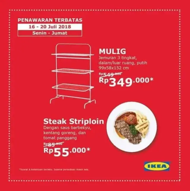 IKEA Hadirkan Penawaran Terbatas Mingguan IKEA Hadirkan Penawaran Terbatas Mingguan