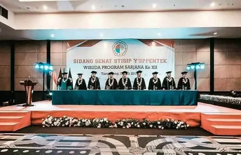 Sekolah Tinggi Ilmu Sosial dan Ilmu Politik (STISIP) Yuppentek menyelengarakan Sidang Senat Wisuda Program Sarjana ke - XII Sekolah Tinggi Ilmu Sosial dan Ilmu Politik (STISIP) Yuppentek menyelengarakan Sidang Senat Wisuda Program Sarjana ke - XII