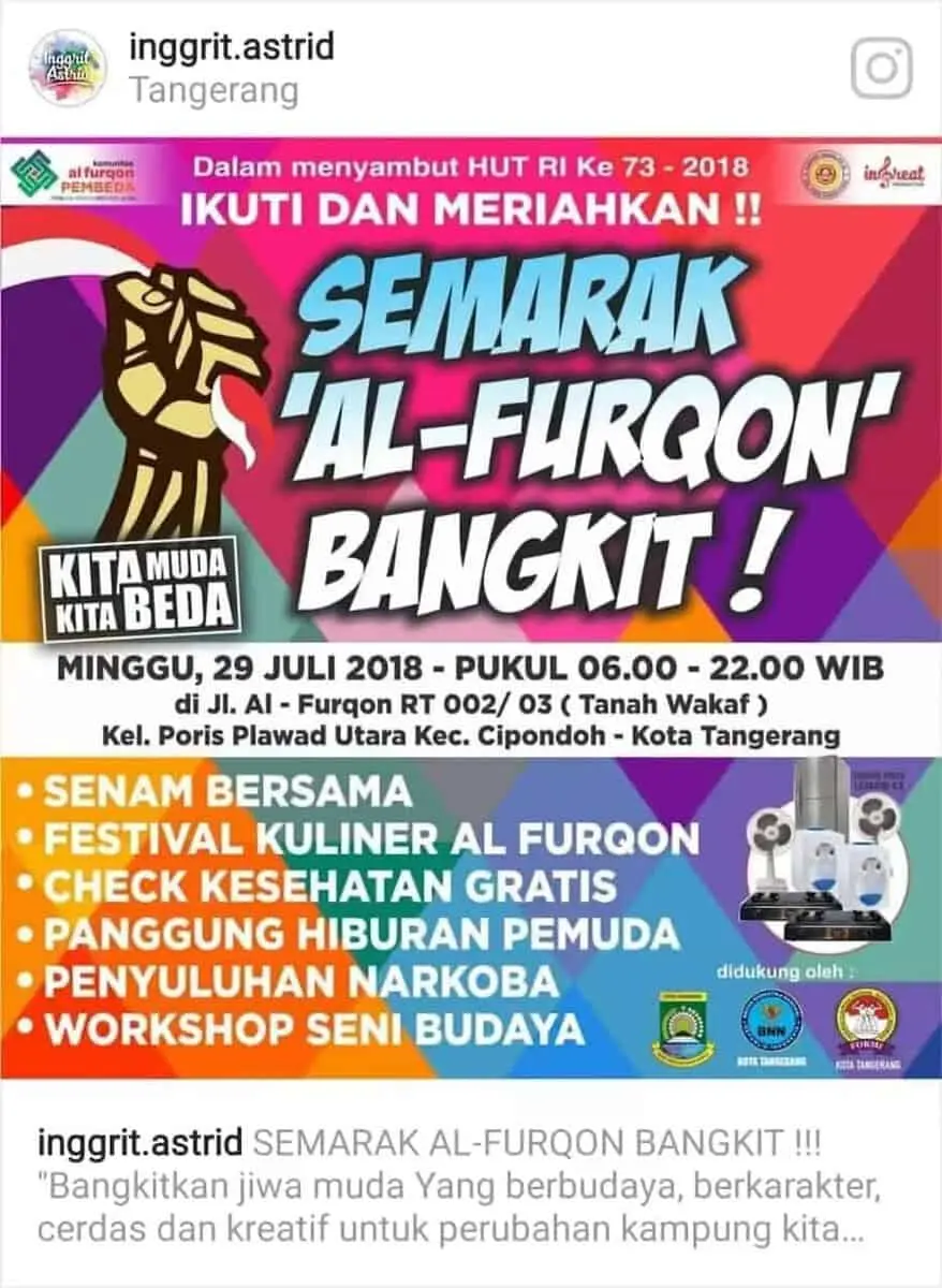 Bangkitkan Semangat Pemuda, Gadis Ini Buat Gebrakan 'Semarak Al-Furqon Bangkit' Bangkitkan Semangat Pemuda, Gadis Ini Buat Gebrakan 'Semarak Al-Furqon Bangkit'