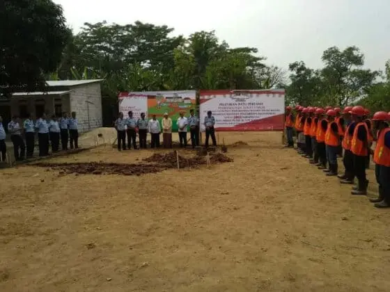 Jadi Pasukan Merah Putih, WBP se-Kanwil Kemenkuham Banten Bangun Tempat Sosial