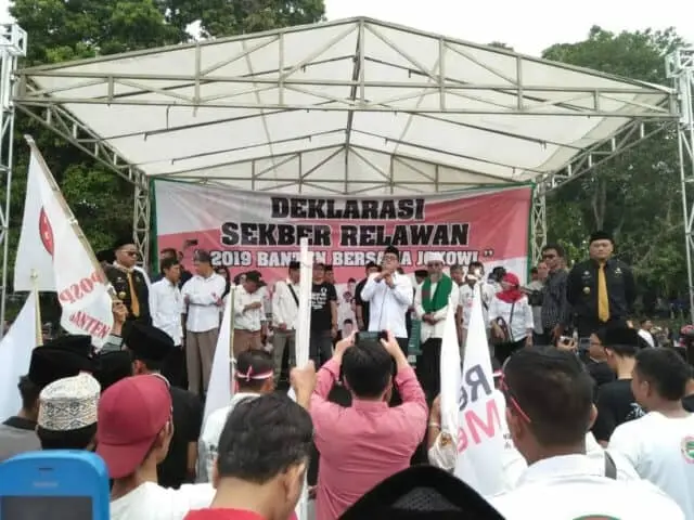 Sekber Relawan Jokowi Deklarasi, Target 80 Persen di Banten Sekber Relawan Jokowi Deklarasi, Target 80 Persen di Banten