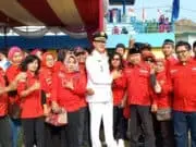 Hadir Dengan Pengurus Lengkap Pada HUT Kemerdekaan RI ke 73 di Kecamatan Larangan, Ketua PAC Larangan PDI-P M. Sumanto : Kami Kompak dan Solid