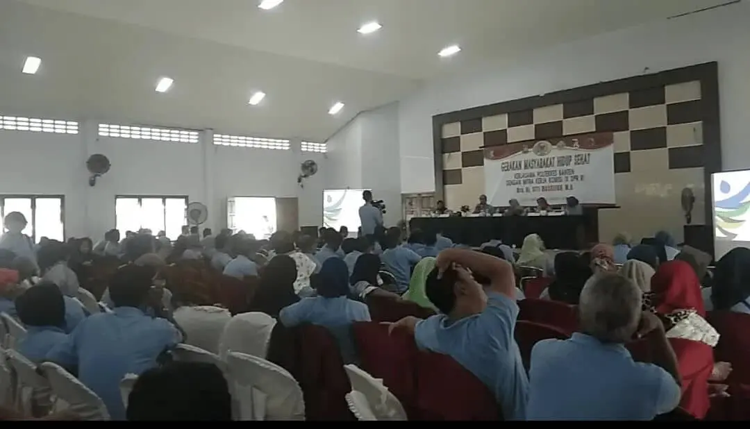 Komisi IX DPR RI Dan Kemenkes RI Gandeng POLTEKKES Banten Gelar Gerakan Masyarakat Hidup Sehat Komisi IX DPR RI Dan Kemenkes RI Gandeng POLTEKKES Banten Gelar Gerakan Masyarakat Hidup Sehat