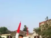 Kapolsub Sektor Palem Semi Ikuti Kegiatan Upacara HUT Kemerdekaan RI yang ke-73 di Lapangan Porci Cibodas