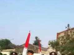 Kapolsub Sektor Palem Semi Ikuti Kegiatan Upacara HUT Kemerdekaan RI yang ke-73 di Lapangan Porci Cibodas