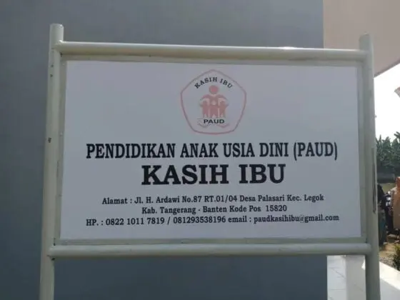 Kepala Desa Palasari Resmikan PAUD Kasih Ibu