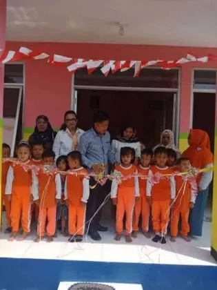 Kepala Desa Palasari Resmikan PAUD Kasih Ibu