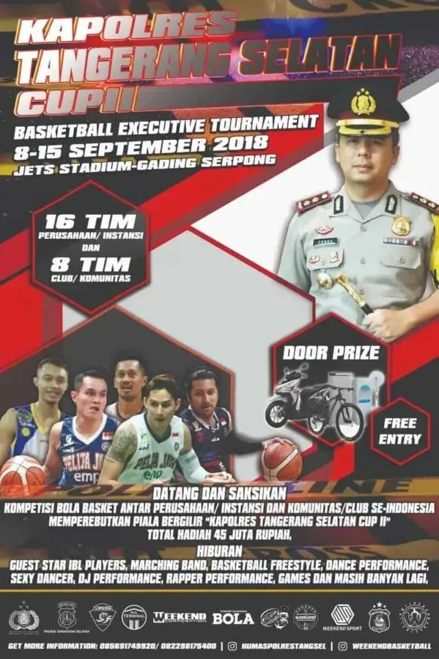 Ayo !! Hadiri Dan Meriahkan, Basket Ball Kapolres Cup II/2018 Di Tangerang Selatan Ayo !! Hadiri Dan Meriahkan, Basket Ball Kapolres Cup II/2018 Di Tangerang Selatan