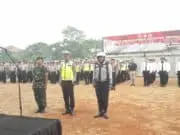 Ops Mantap Brata 2018 di Mulai,Polres Kota Tangsel Gelar Apel Pasukan