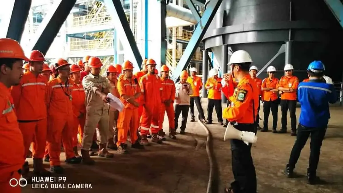 BPBD Banten Berikan Pelatihan Simulasi Tanggap Darurat di PT. Indonesia Power