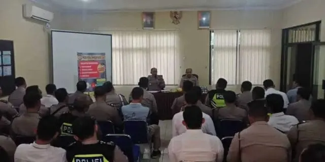 Kasumda Gelar Safari Apel Dengan Seluruh Personil-PNS Polsek Karawaci