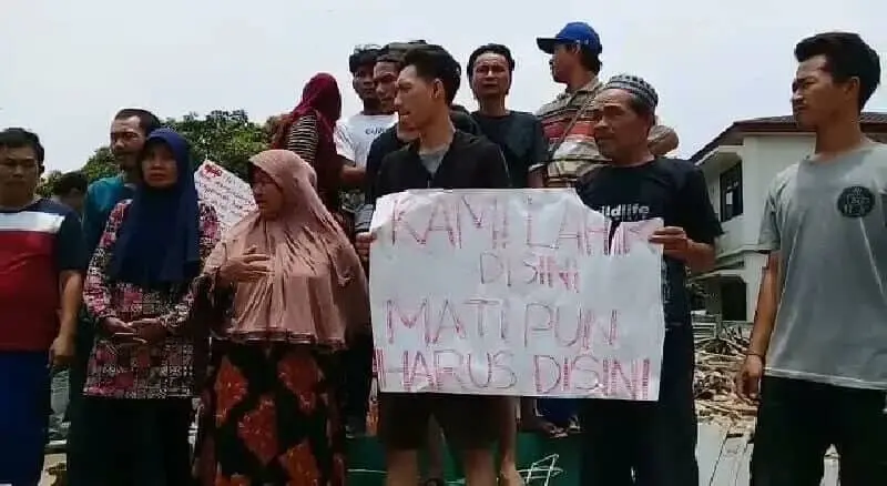 Sempat Memanas : Warga Tolak Penggusuran oleh Pemkot Tangerang