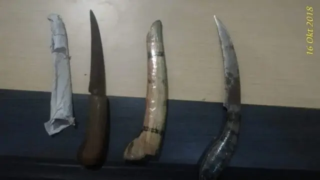 Mabok dan Bawa Sajam, Dua Preman Kampung Harus Berurusan Dengan Polisi