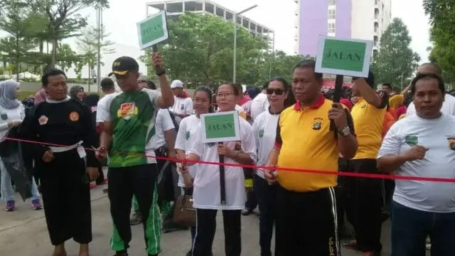 HSP 2018, Danramil 02/Batuceper Jalan Sehat Bersama HSP 2018, Danramil 02/Batuceper Jalan Sehat Bersama