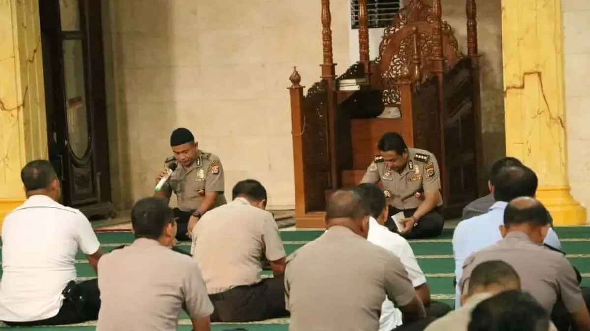 Tingkatkan Iman dan Takwa, Biro SDM Polda Banten Gelar Binrohtal
