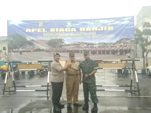 3 Pilar Apel Siaga Banjir di Mapolsek Karawaci 3 Pilar Apel Siaga Banjir di Mapolsek Karawaci