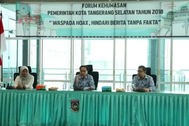 Tangkal Hoax Forum Kehumasan Tangsel Ajarkan OPD Tangkal Berita Hoax