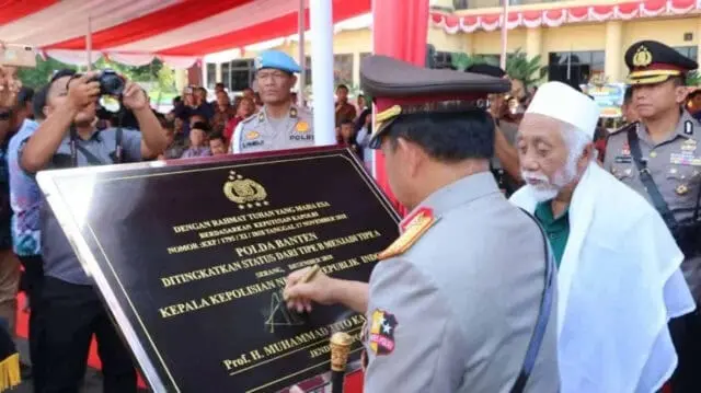 Resmi, Kapolri Kukuhkan Polda Banten Jadi Tipe A Resmi, Kapolri Kukuhkan Polda Banten Jadi Tipe A