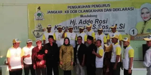 Jangkar KB Deklarasi Dukung Ade Rossi Khoerunnisa Jangkar KB Deklarasi Dukung Ade Rossi Khoerunnisa